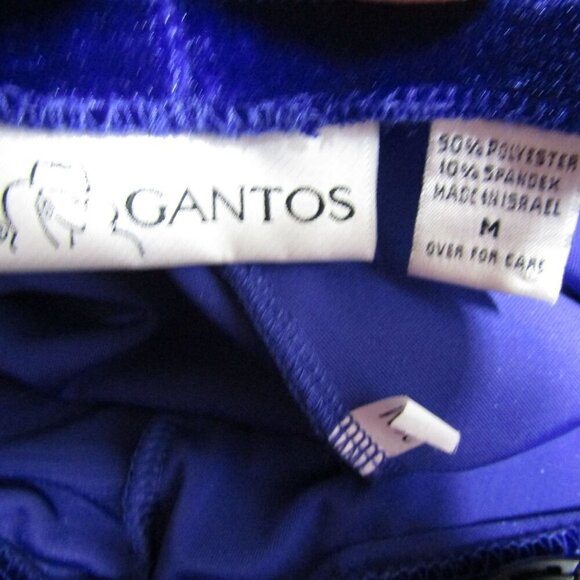 VTG VELOUR GOTH Whimsigoth Steampunk Witchy Boho Grape Purple Pull On Pants M - Picture 8 of 10